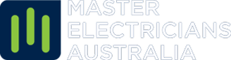 Master Electricians Logo - Small White